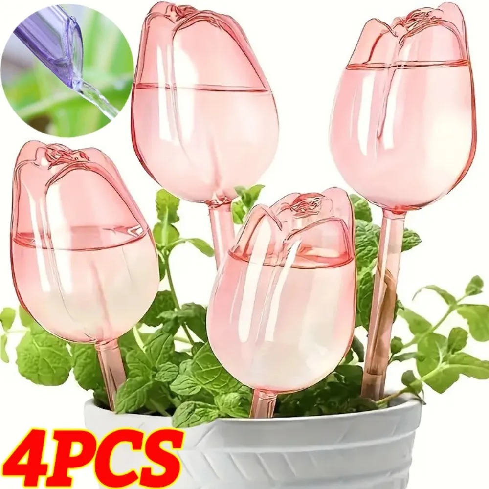 Self Watering Insert - 4/1PCS Automatic Drip Irrigation Waterer Plastic