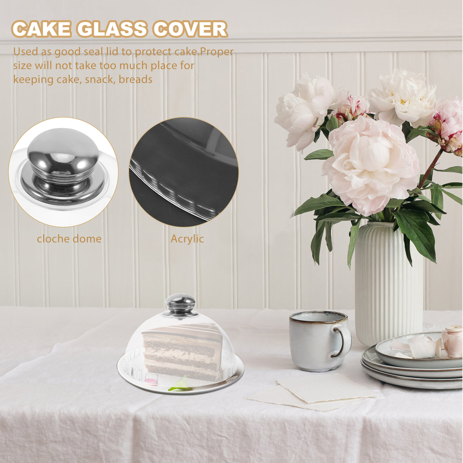 Clear Acrylic Cake Dome Cover  - Plastic Dome Clear ulasan dan harga