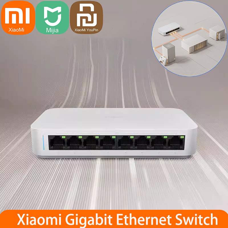 Xiaomi Mi 8 Ports RJ45 Gigabit - Xiaomi Hub Mijia Hub ulasan dan harga