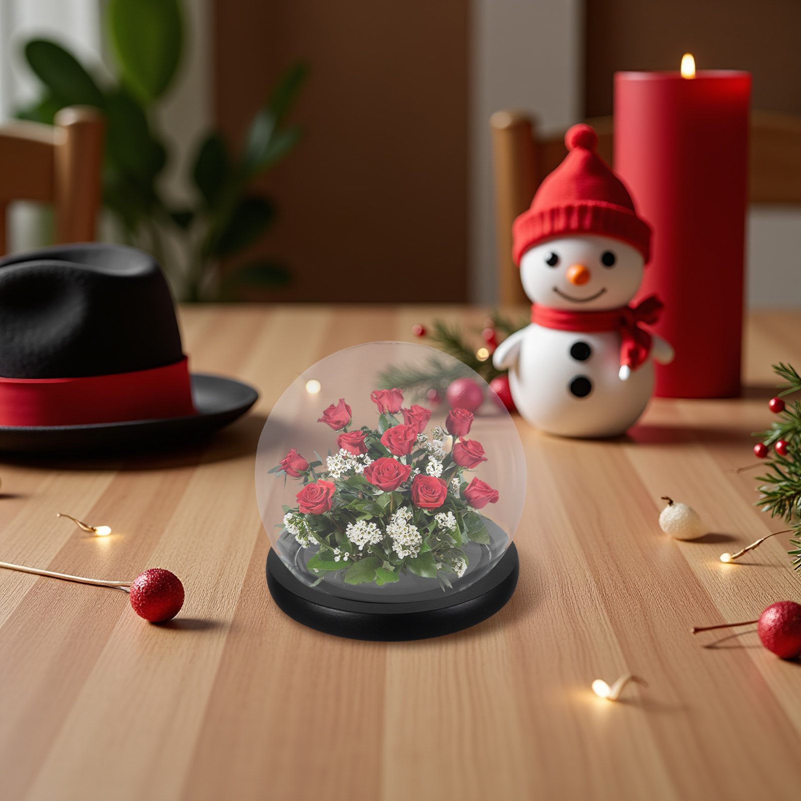 Glass Bell Jar Display Dome wi - Plastic Dome Clear ulasan dan harga