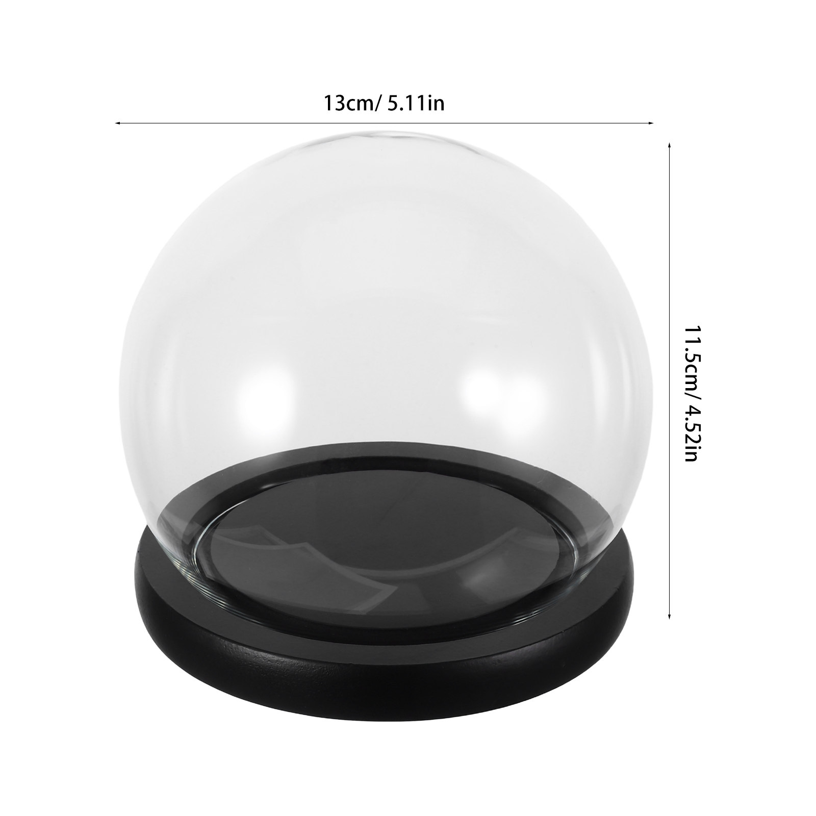 Glass Bell Jar Display Dome wi - Plastic Dome Clear ulasan dan harga