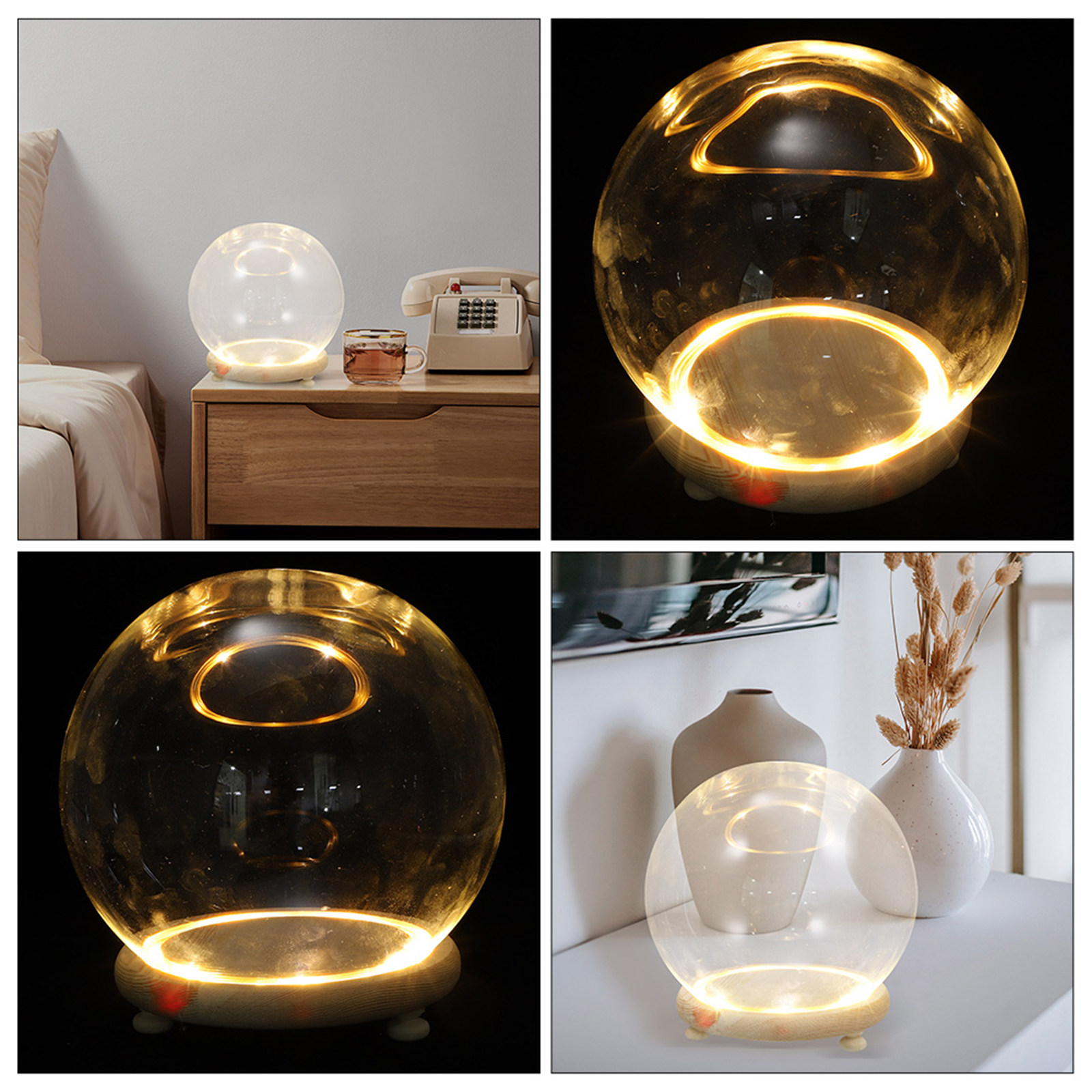 Glass Dome Display Case Preser - Plastic Dome Clear ulasan dan harga