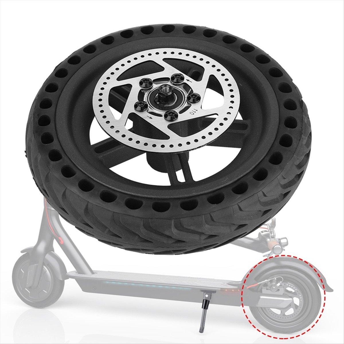 (ABYM) Rear Tire Wheel Hub Tyr - Xiaomi Hub Mijia Hub ulasan dan harga